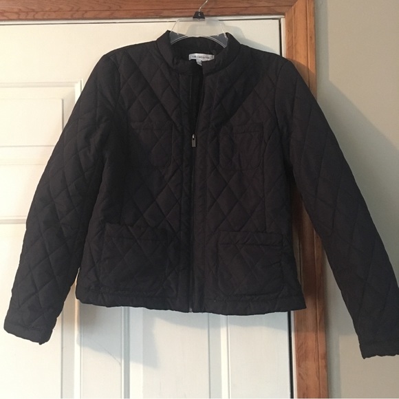 Liz Claiborne Jackets & Blazers - Liz Claiborne dark blue quilted short coat
